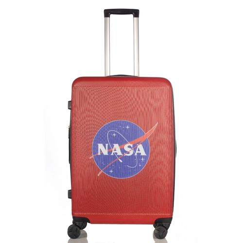 Maleta rígida Nasa JFK rojo equipaje 25"