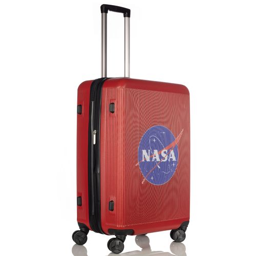 Maleta rígida Nasa JFK rojo equipaje 25"