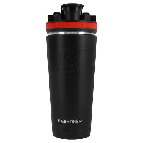 Termo De Acero Inoxidable Iceshaker Shaker Con Bandas Rojas 800443