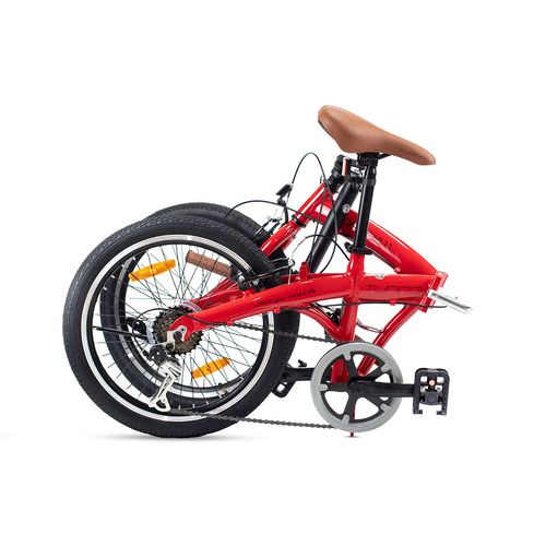 Bicicleta Plegable Turbo Rodada 20 Origami 1.1 Rojo