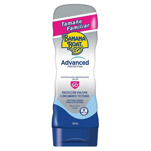 Protector solar Banana Boat advanced protection fps50 más 240ml bb-07