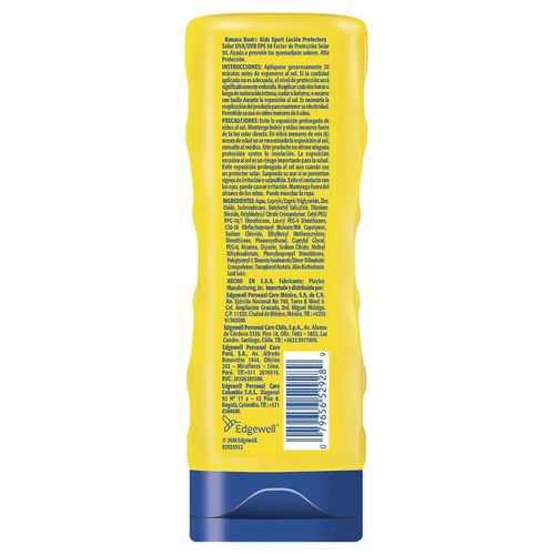 Protector solar infantil Banana Boat sport fps50 180ml bb-13