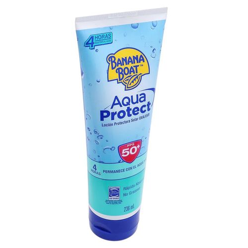Protector solar Banana Boat aqua protect fps50 4 horas 236ml bb-15