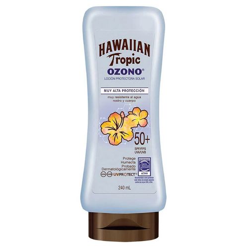 Protector Solar Hawaiian Tropic Ozono FPS50 240ml HT-07