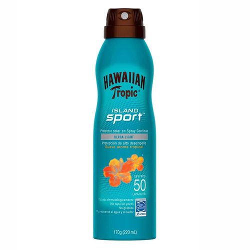 Protector Solar En Spray Hawaiian Tropic Island Sport FPS50 170gr HT-10