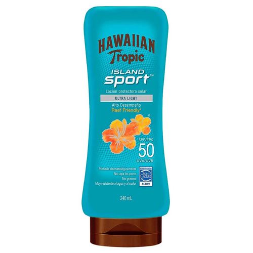 Protector Solar Hawaiian Tropic Island Sport FPS50 240ml HT-11