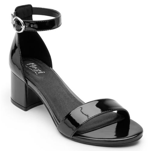 Sandalia Casual Para Dama Flexi Negro 106411