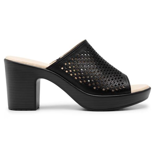 Sandalia Casual Para Dama Flexi Negro 102920