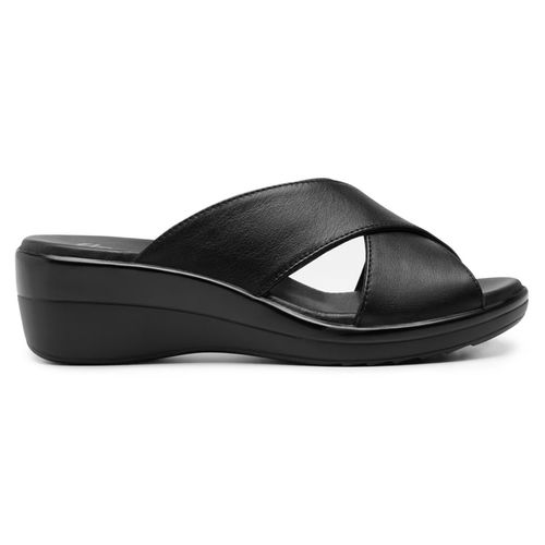 Sandalia Confort Para Dama Flexi Negro 116011