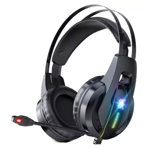 Audífonos gamer de diadema alámbrica Gadgets & Fun con luz led