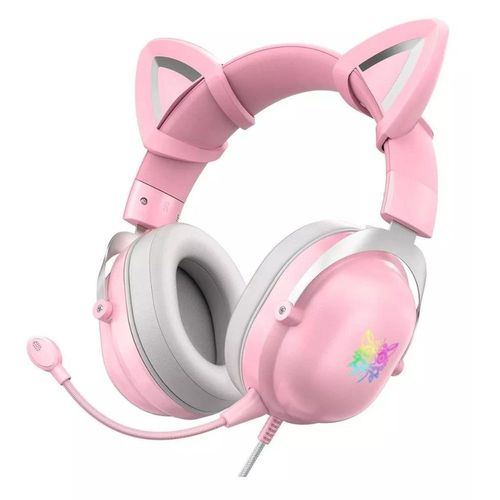 Audífonos gamer inalámbricos rgb Gadgets & Fun con orejas de gato
