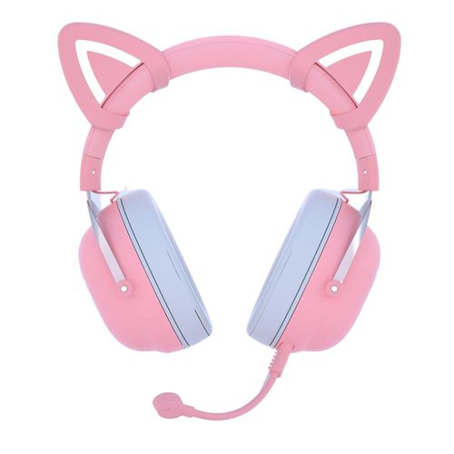 Audífonos gamer inalámbricos rgb Gadgets & Fun con orejas de gato