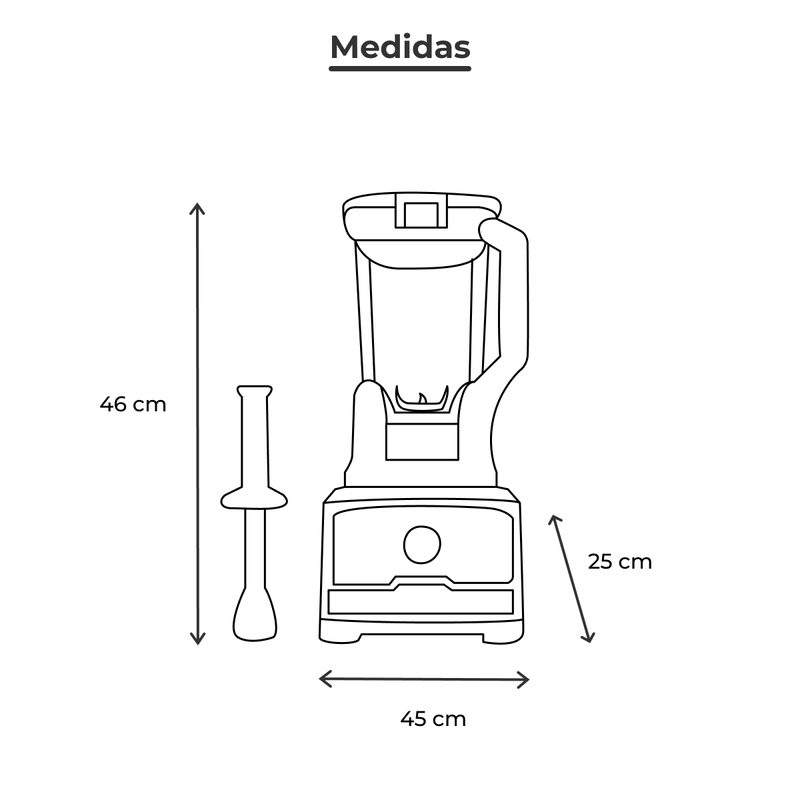 Licuadora Ninja CT800 10 velocidades Chef