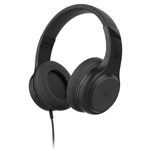 Audífonos alámbricos Motorola on-ear negro Moto xt120
