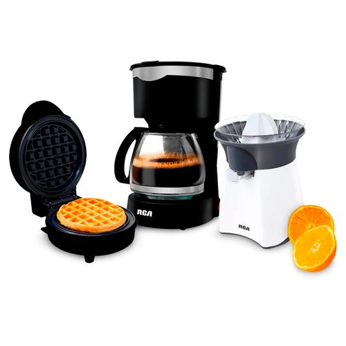 Combo continental RCA waflera cafetera exprimidor rc-ct