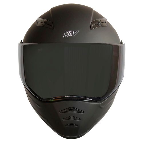 Casco abatible Kov mediano negro mate estelar