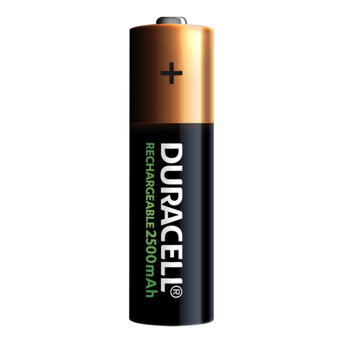 AA Duracell Recargable C/2 2500 mAh