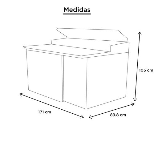 Mesa Fría Torrey Preparación De Alimentos Acero Inoxidable PPT67-21R1S