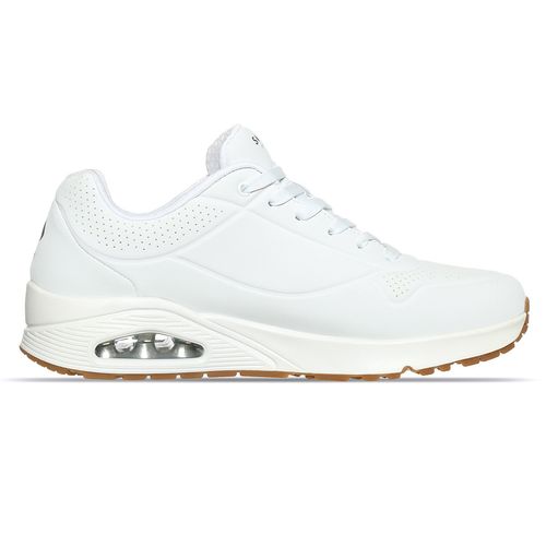 Tenis Choclo Para Caballero Skechers Blanco 52458WHT