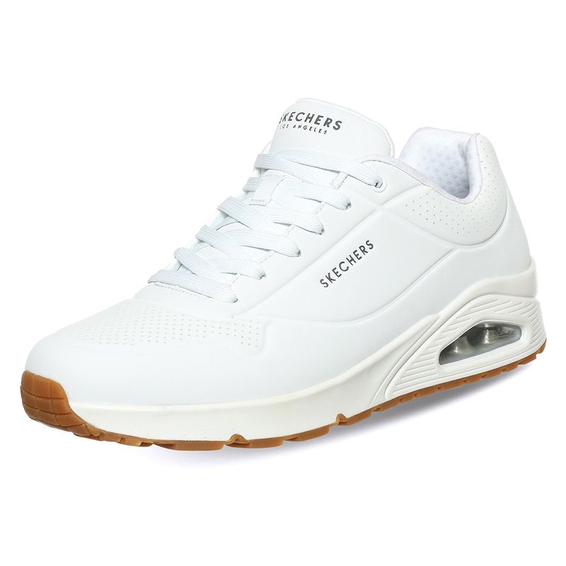 Zapatos skechers 2024 caballero blancos