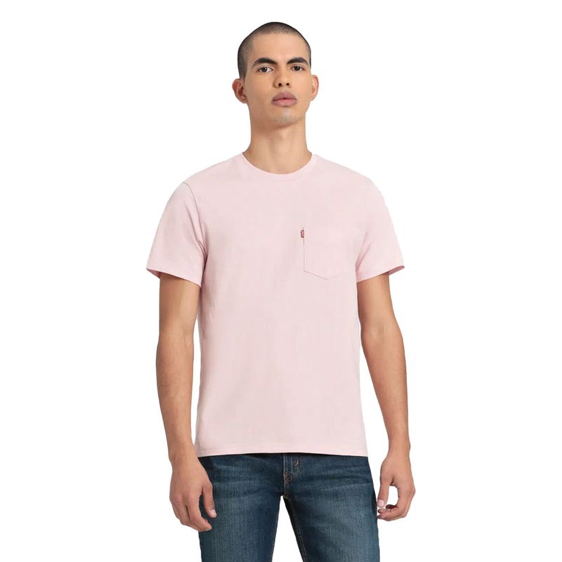 Playera Casual Para Caballero Levis SS Classic Pckt Tee Rosa 19342