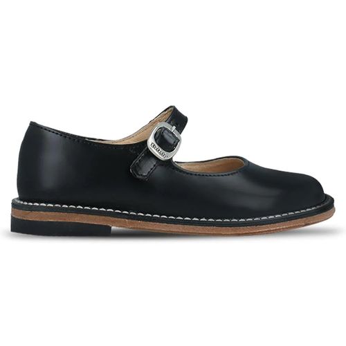 Zapato escolar para niña Elefante negro 7010-01