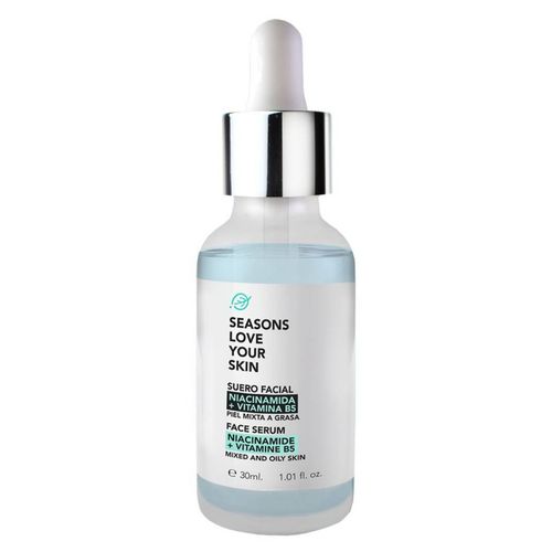 Serum facial niacinamida + vitamina b5 Seasons azul acn3826