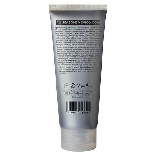 Gel Exfoliante Facial Uva Seasons FAC0502