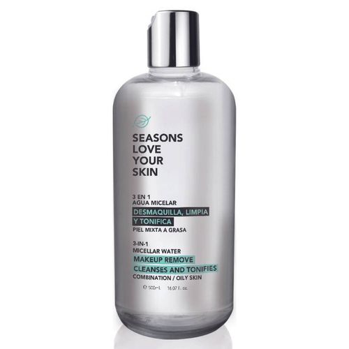 3 en 1 agua micelar desmaquillante Seasons fac3550