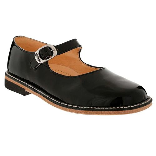 Zapato escolar de niña Elefante charol negro 7010-05