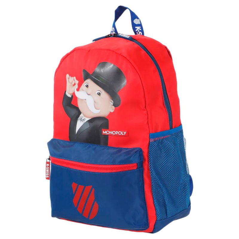 Mochila Escolar Kswiss Monopoly Rojo Azul KSM01ROJ La Marina