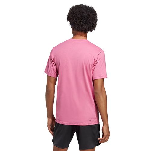 Playera para caballero Adidas rosa ic1218