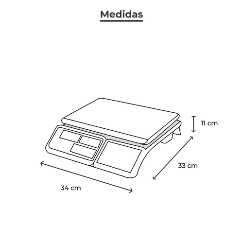 Bascula Digital Torrey 40kg Blanco SXE40