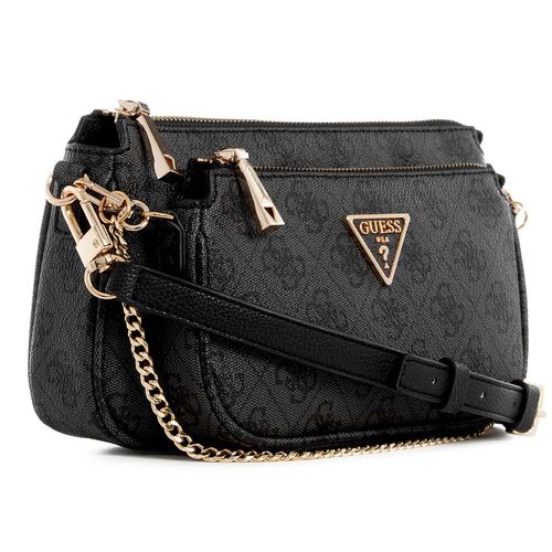 Bolsa casual para dama Guess negro logo bg787971-clo