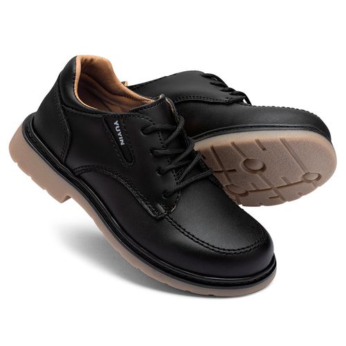 Zapato Escolar Para Niño Yuyin Negro 23330