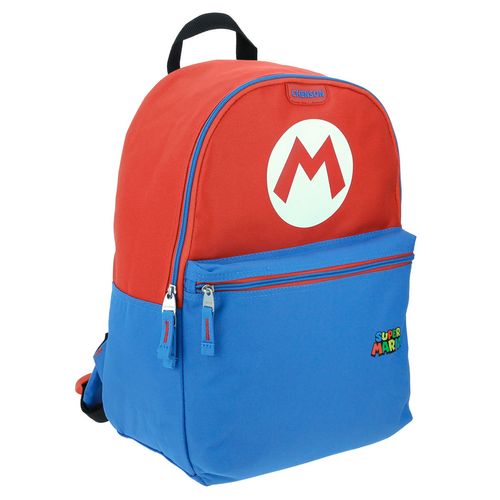 Mochila Escolar Chenson Mario Bros Azul MB65781-9