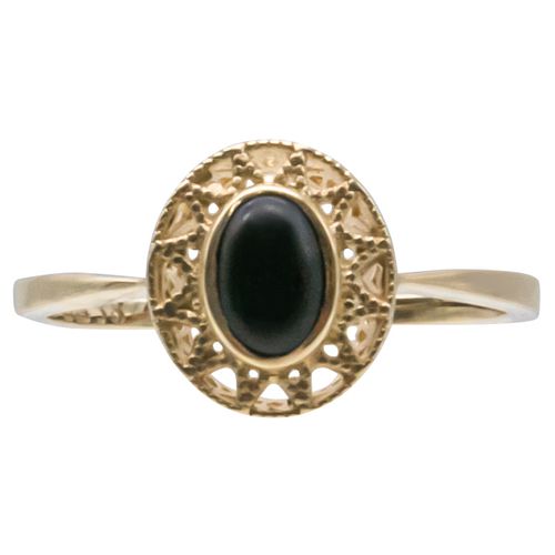 Anillo Argyor para dama dorado 14/0JAV007 RZ