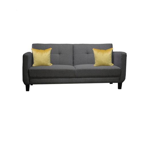 Sofá cama de tela Ibsa gris lisboa