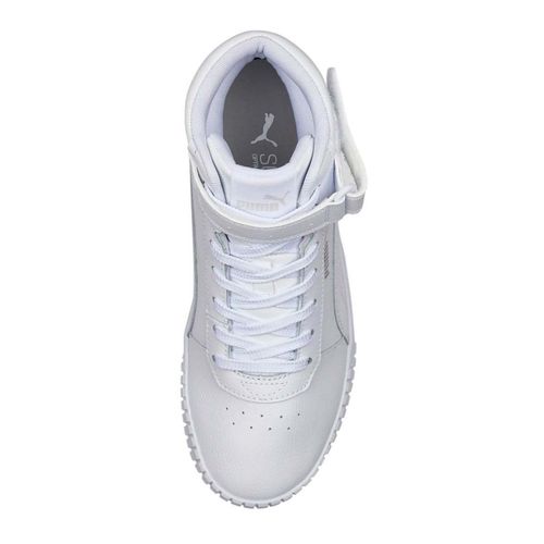 Tenis Casual Para Dama Puma Carina 2.0 Mid Blanco 385851 02