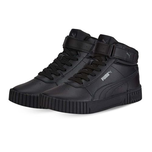 Tenis Casual Para Dama Puma Carina 2.0 Mid Negro 385851 01