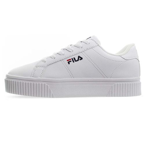 Tenis casual para dama Fila blanco panaché