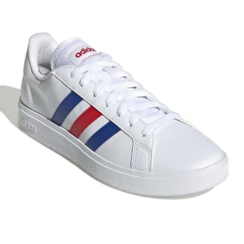 Tenis Casual Para Caballero Adidas Grand Court Blanco GW9252