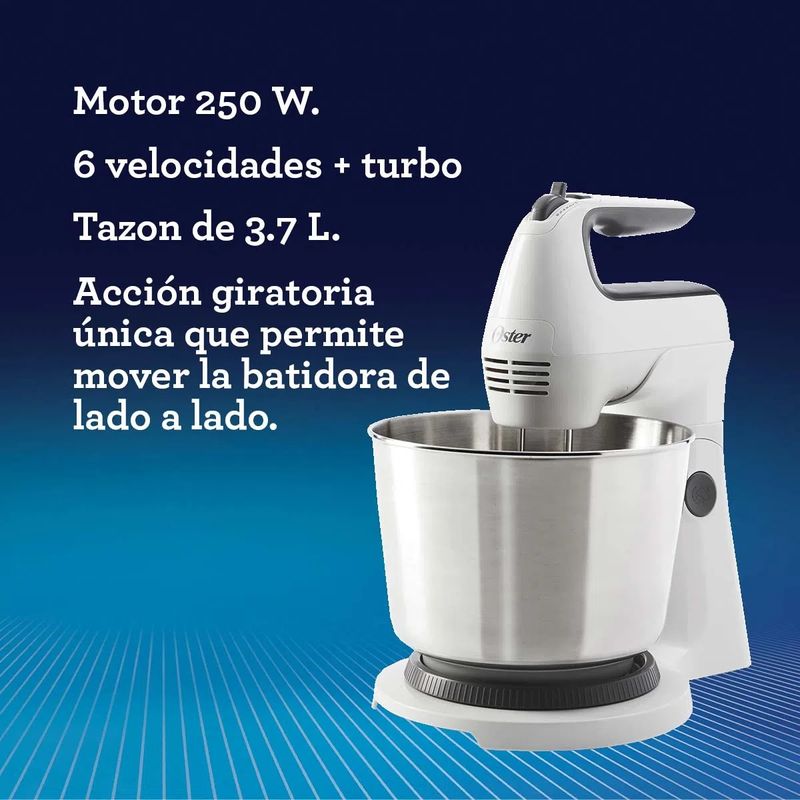 Batidora Oster de Pedestal 8 velocidades Negro