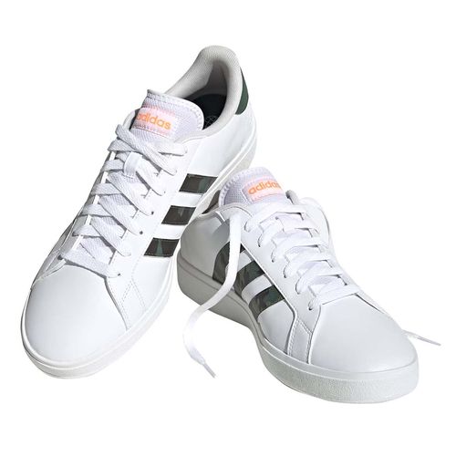 Tenis Casual Para Caballero Adidas Grand Court Blanco HR0234