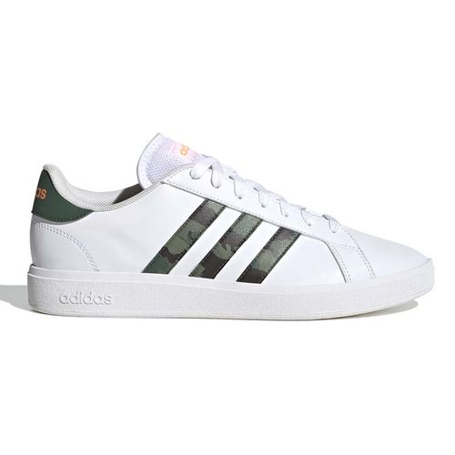 Tenis Casual Para Caballero Adidas Grand Court Blanco HR0234