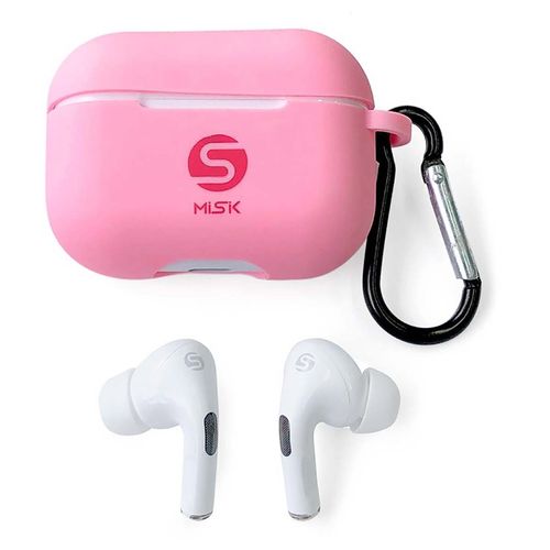 Audífonos inalámbricos Misik tws rosa mh609