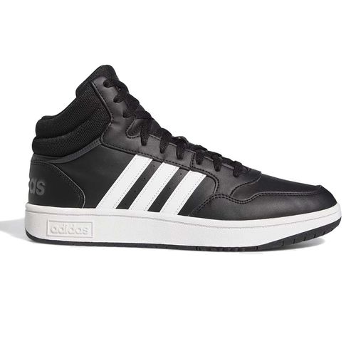 Tenis Casual Para Caballero Adidas Hoops 3 Negro GW3020