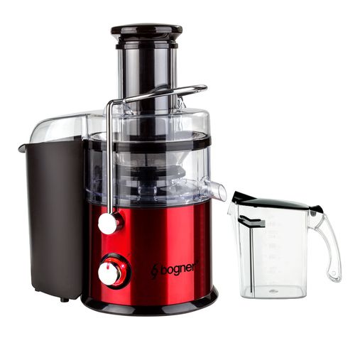 Extractor De Jugos Centrífugo Bogner Acero Inoxidable Rojo BJE02R