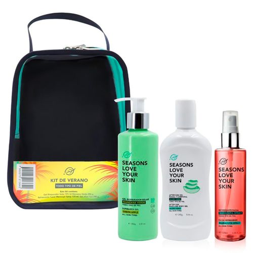 Kit De Verano Seasons Bloqueador Gel Manzana KIT3642