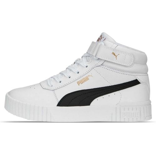 Tenis Casual Para Dama Puma Carina 2.0 Mid Blanco 385851 06